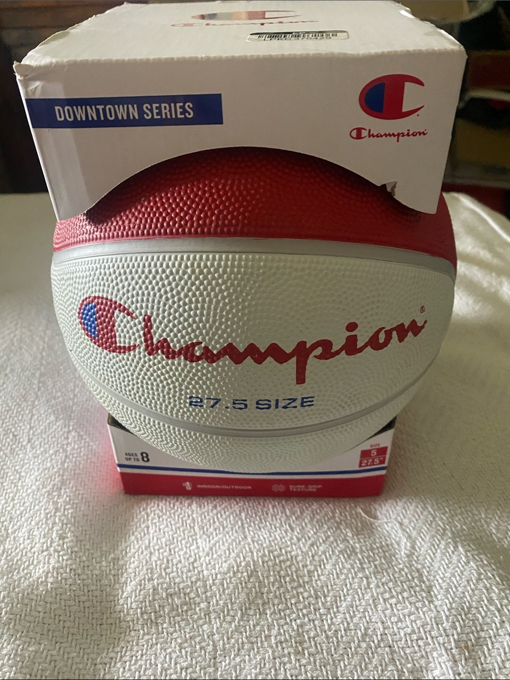 Champion Downtown Series Basketball Size 5 Youth Red White Blue NWT